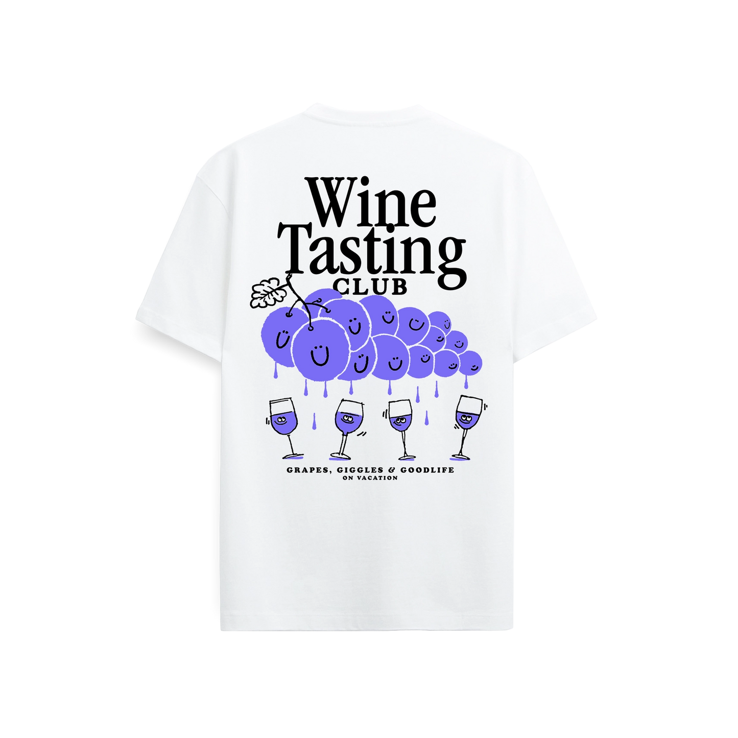 OnVacation® White Wine Tasting T-shirt