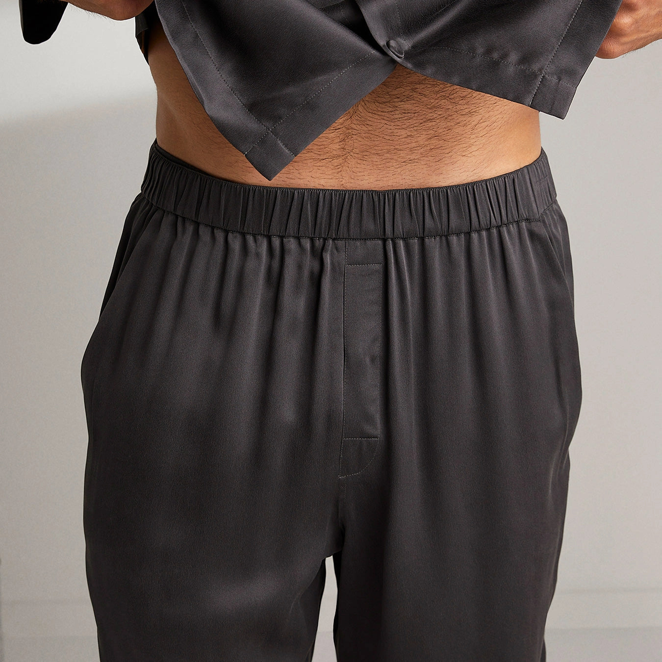 SXIƎ® X LUNYA Cali Meditative Grey Silk Set