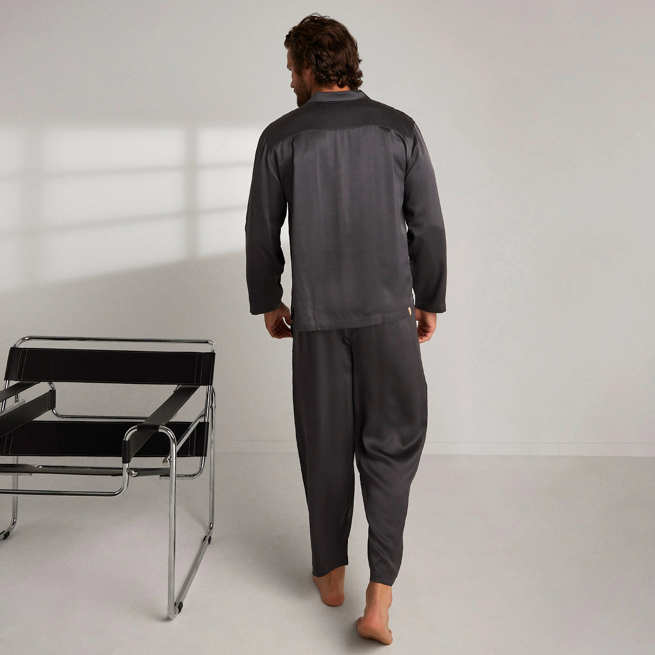 SXIƎ® X LUNYA Cali Meditative Grey Silk Set
