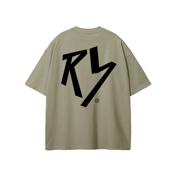 Romey Streetwear Unisex Earth Tone Heavyweight Loose Fit FOG T-Shirt
