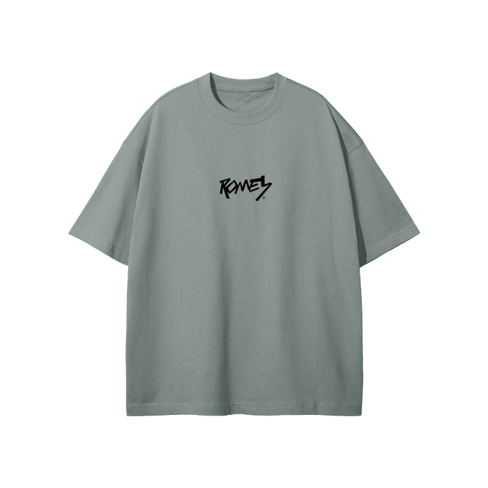 Romey Streetwear Unisex Earth Tone Heavyweight Loose Fit FOG T-Shirt