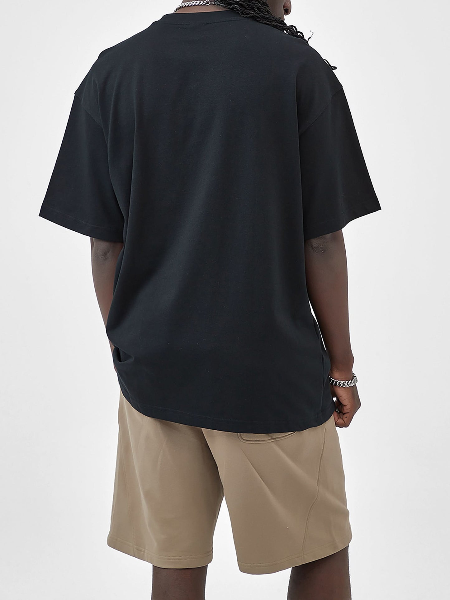 Romey Streetwear Unisex Earth Tone Heavyweight Loose Fit FOG T-Shirt