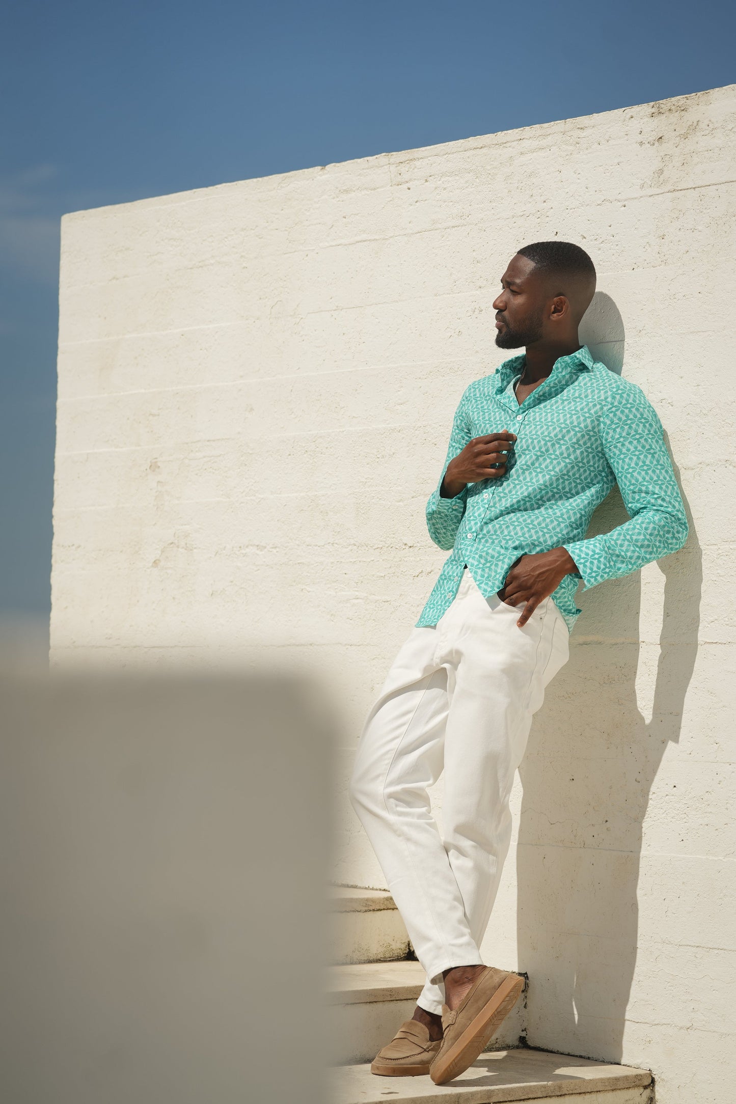 DONATO ABACO LINEN SHIRT