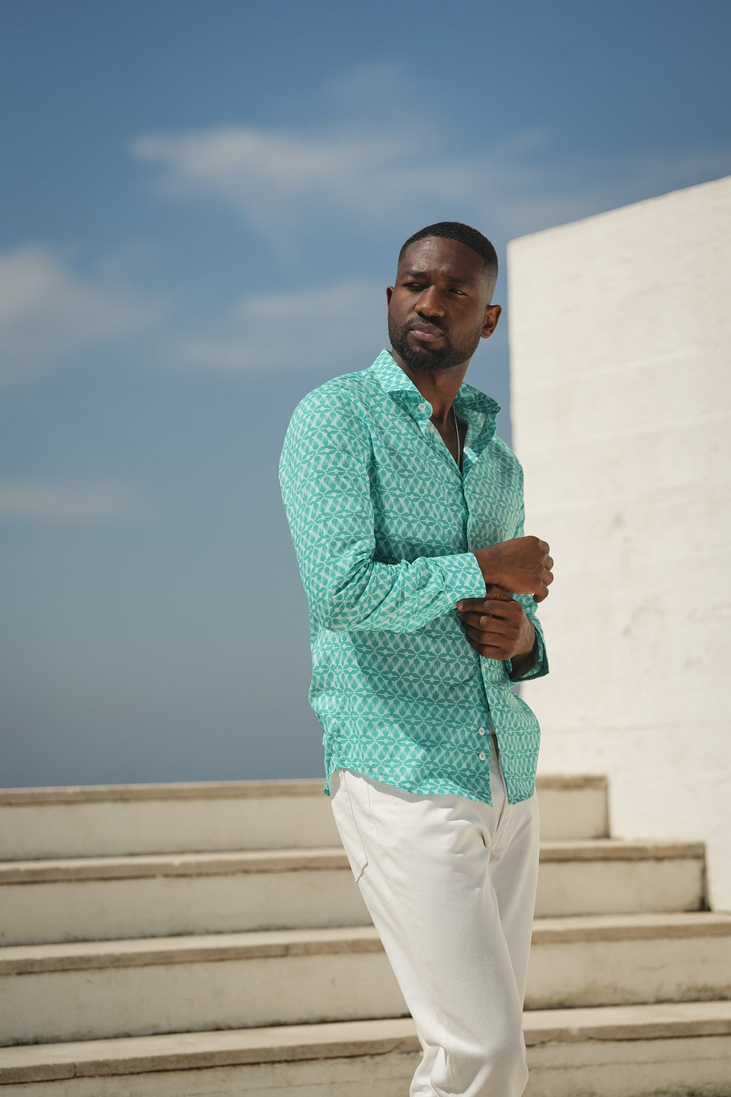 DONATO ABACO LINEN SHIRT