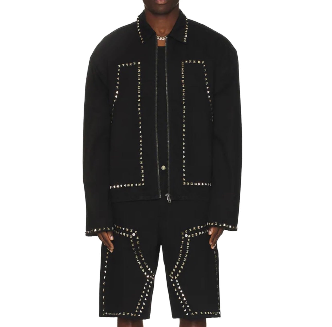 FuneralApparel Studded Jacket